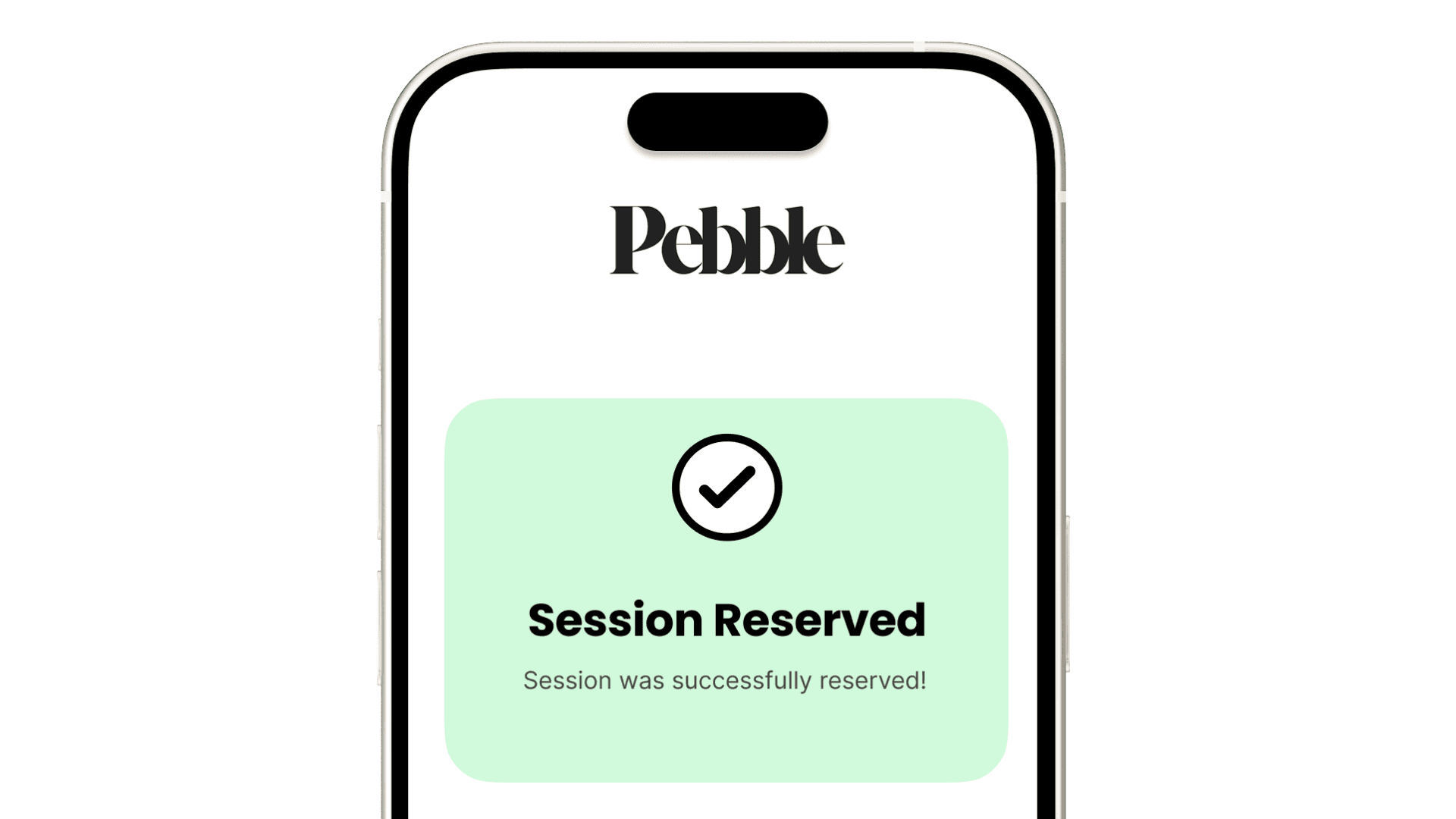 Pebble meeting pod in DFW airport terminal